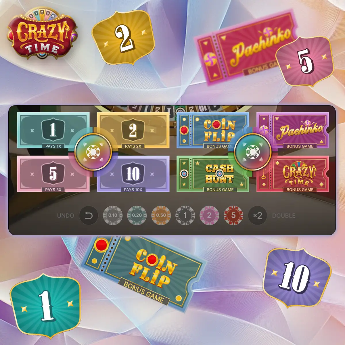 Crazy Time Italia: gameplay