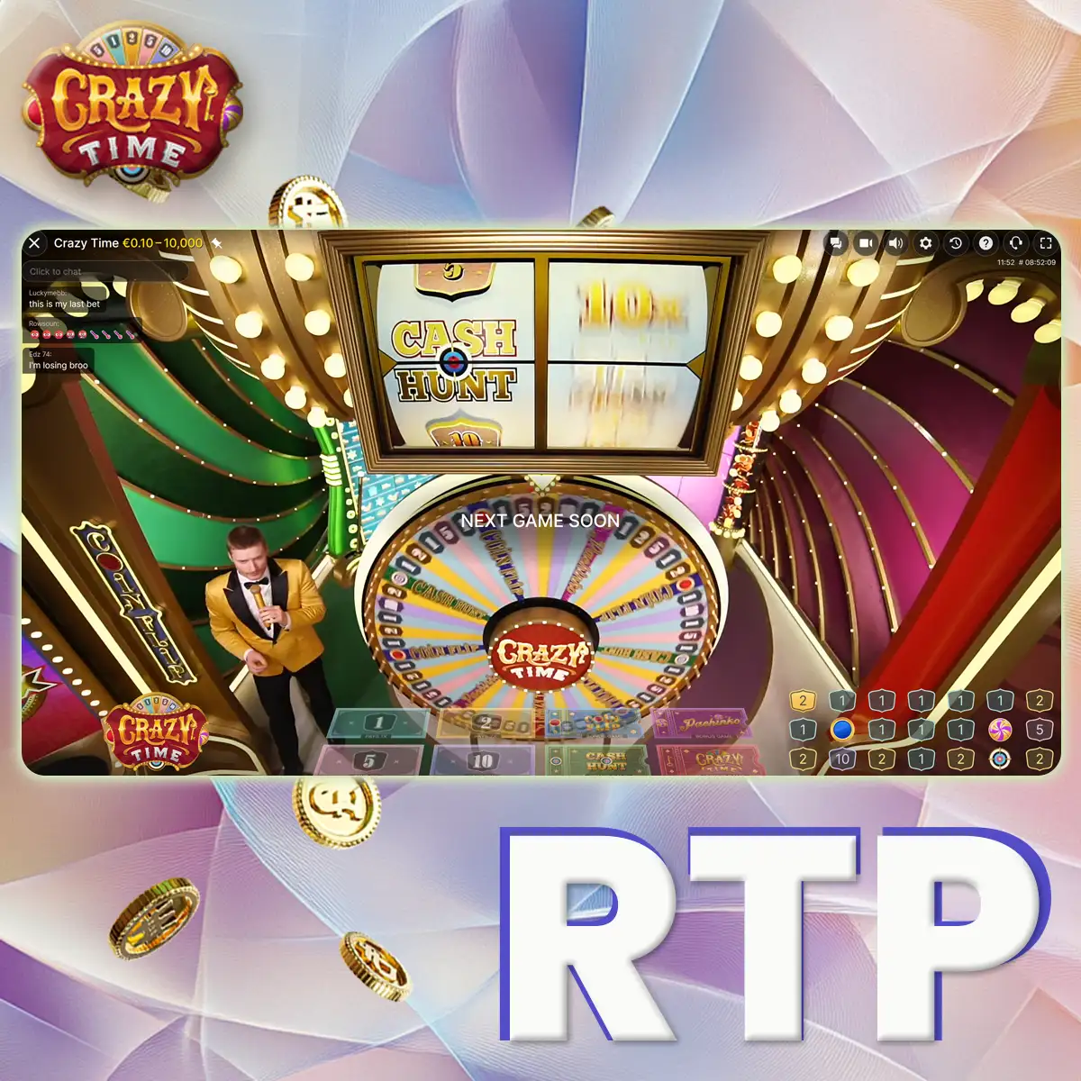 RTP e vincite di Crazy Time