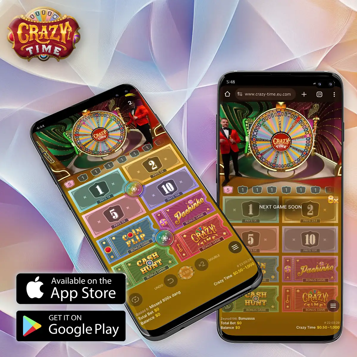 Scaricare l'app Crazy Time