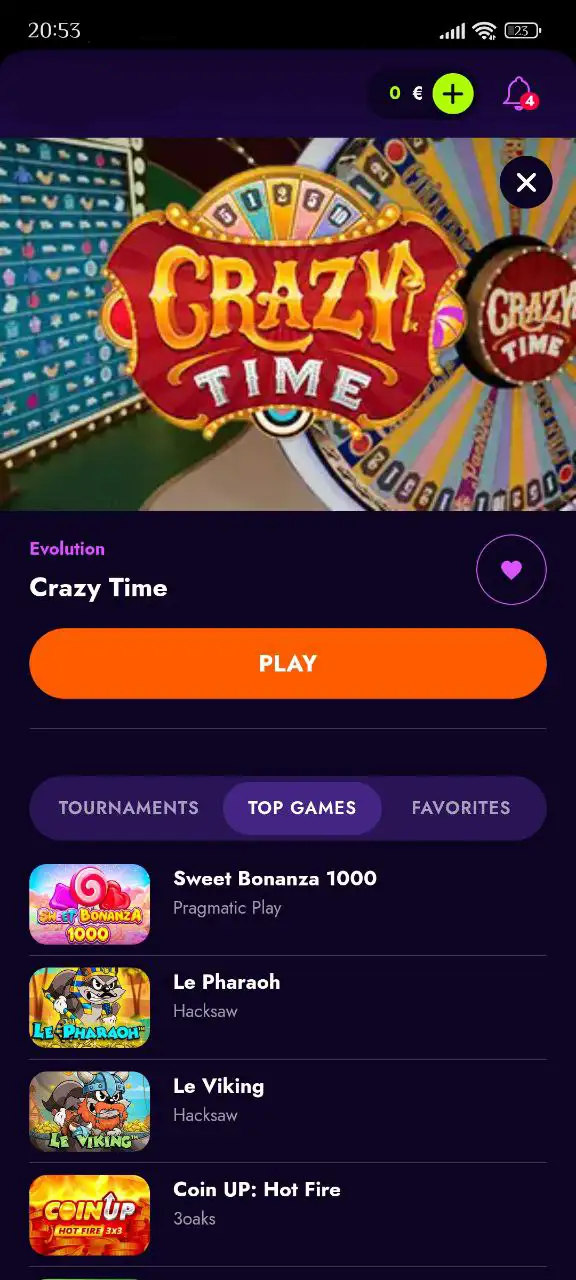 Crazy Time screenshot 1